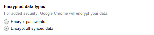 Encrypt all data